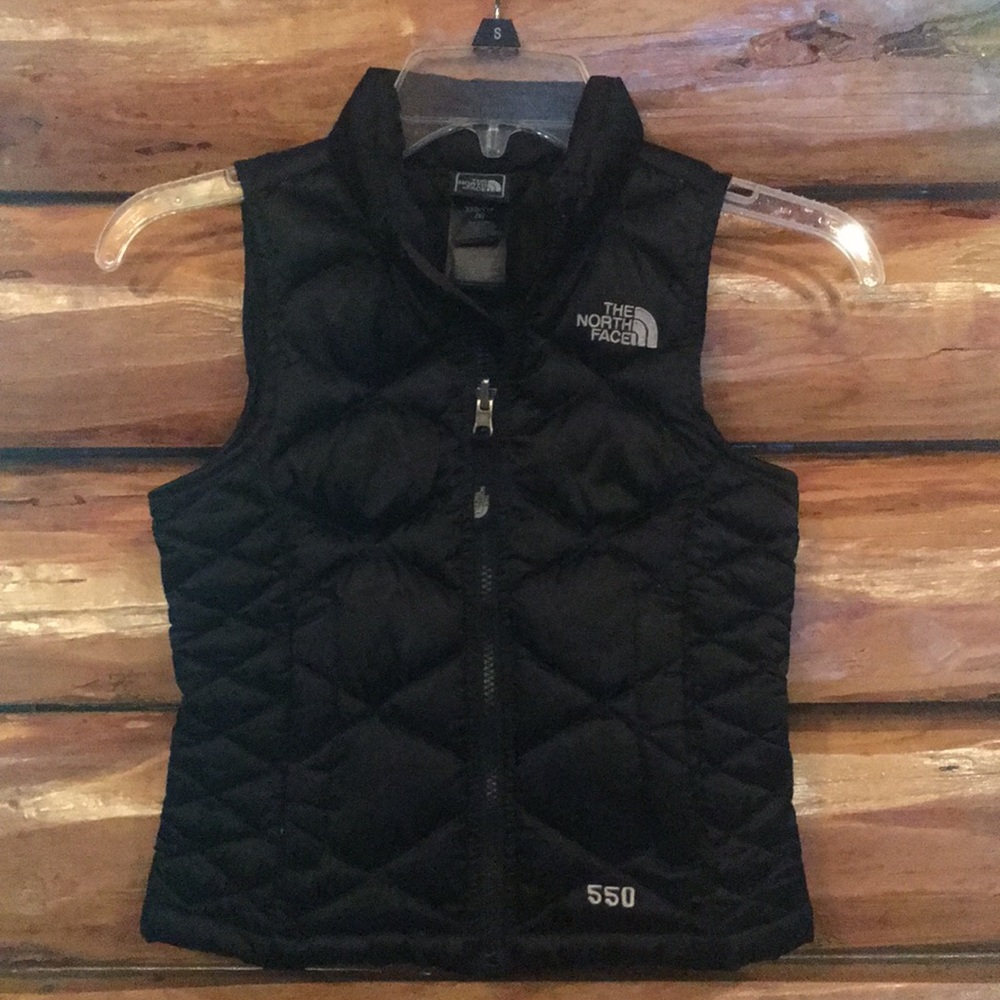 North face children's black puffer vest